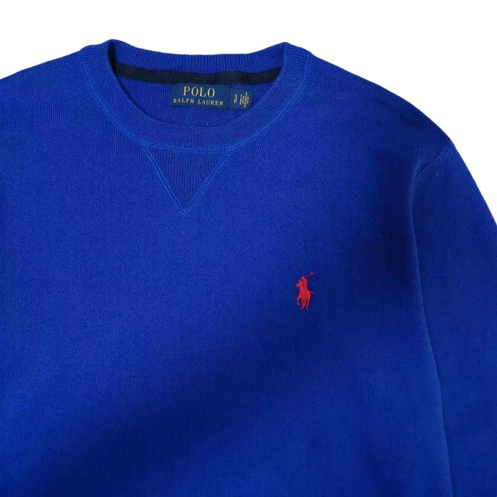 Polo Ralph Lauren Logo Embroidered Pullover Cotton Long Sleeve Knit Sweater Men Sweater MNPOSWE16820076-400