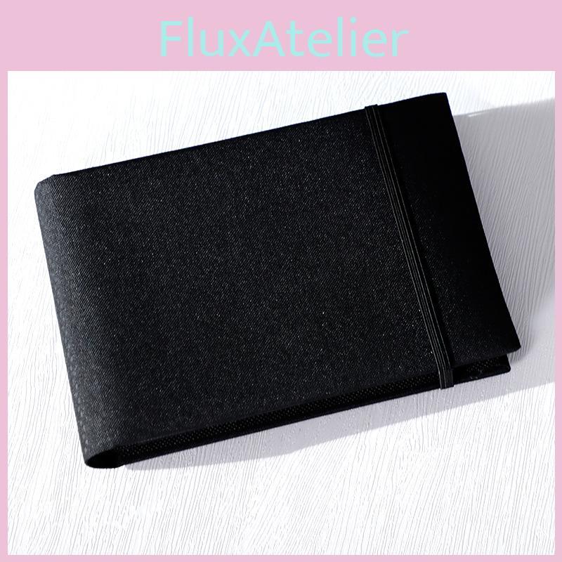 Mini Book Flip Album Portable Linen Cover Photo Album For Travel Storage Memory