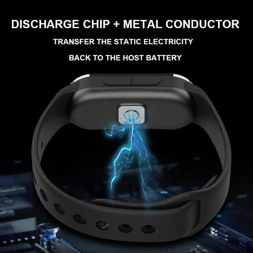 Mosquito Repellent Static Eliminator Bracelet Time Display Human Body Static Eliminator Men