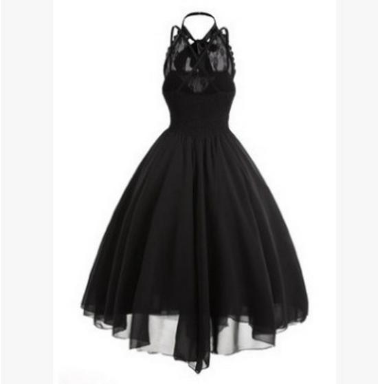 2018 European & American Chiffon Lace Dress - Sexy, Popular Style