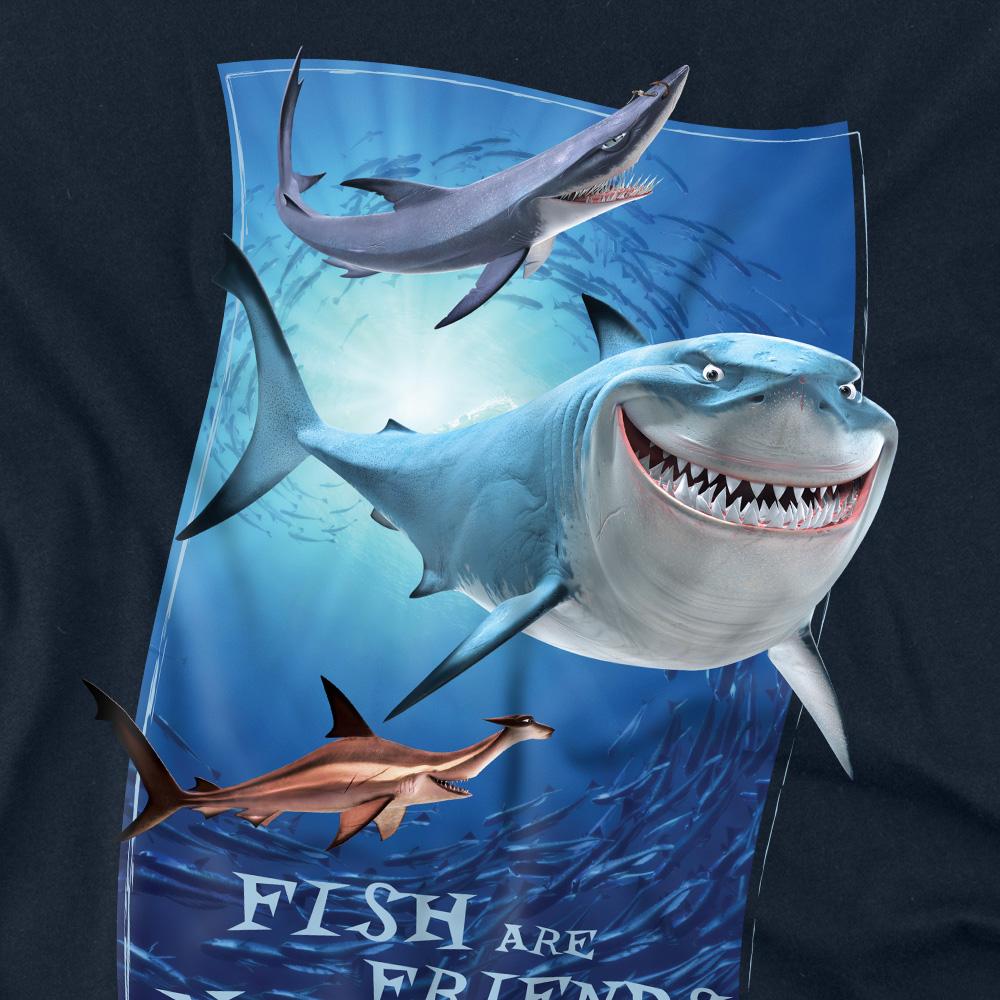 Finding Nemo Unisex Adult Fish Are Friends T-Shirt