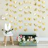 2m 3D Butterfly Paper Banner DIY Party Hanging Decoration Butterfly Hanging Garland  Bridal Shower