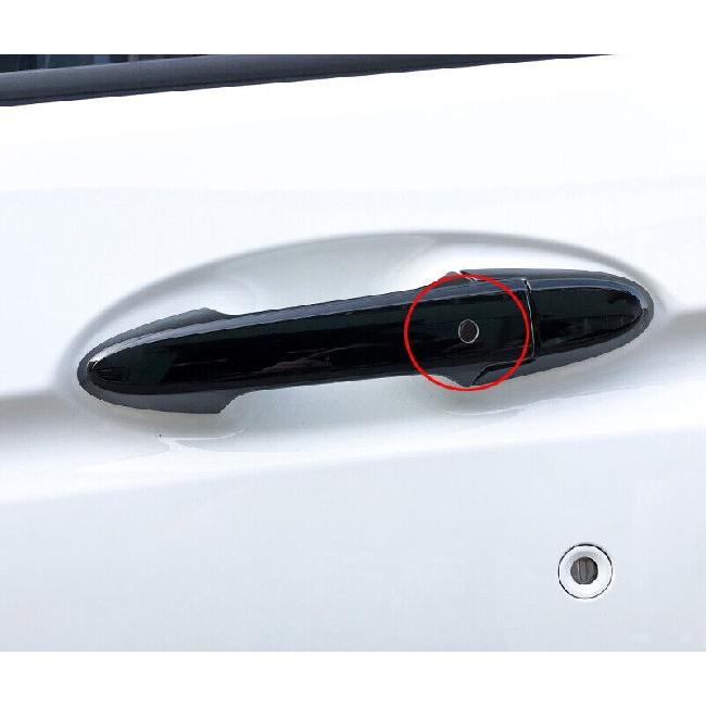 ABS Black Exterior Aide Door Handle Cover Trim Fit for Honda Fit/Jazz 2014-2020