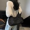 Soft Commuting Tote Bag Corduroy Sports Crossbody Bag Fashion Square Shoulder Bag  Travel