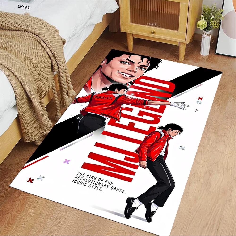 Michael Jackson Legend Carpet Suitable for Dormitory Outdoor Dining Room Study Room Anti-slip Rug Decorate Offices Wedding Party Gift