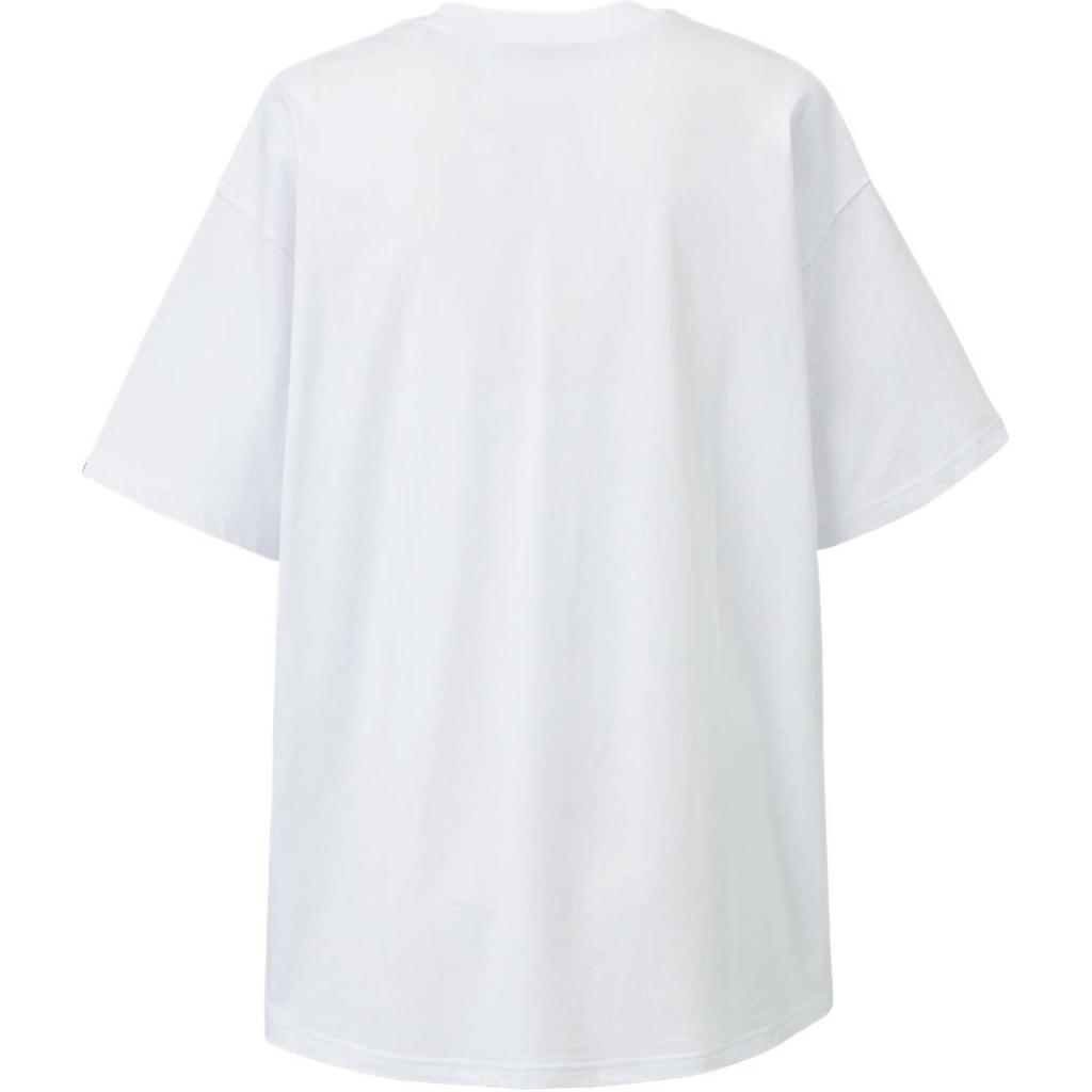 ONITSUKA TIGER T-Shirt Comfortable Versatile Fashion Round Neck Breathable Short Sleeve Unisex T-Shirts White 2183B031-100
