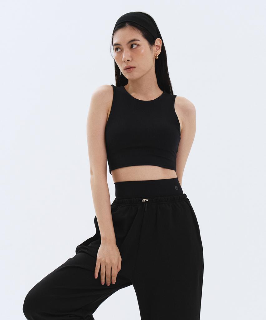 DANP Soft Tension Crop Top Black