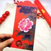 Happy New Year Spring Festival Red Envelopes Best Wishes Flower Blessing Bag Traditional Lucky Hong Bao Party Gifts