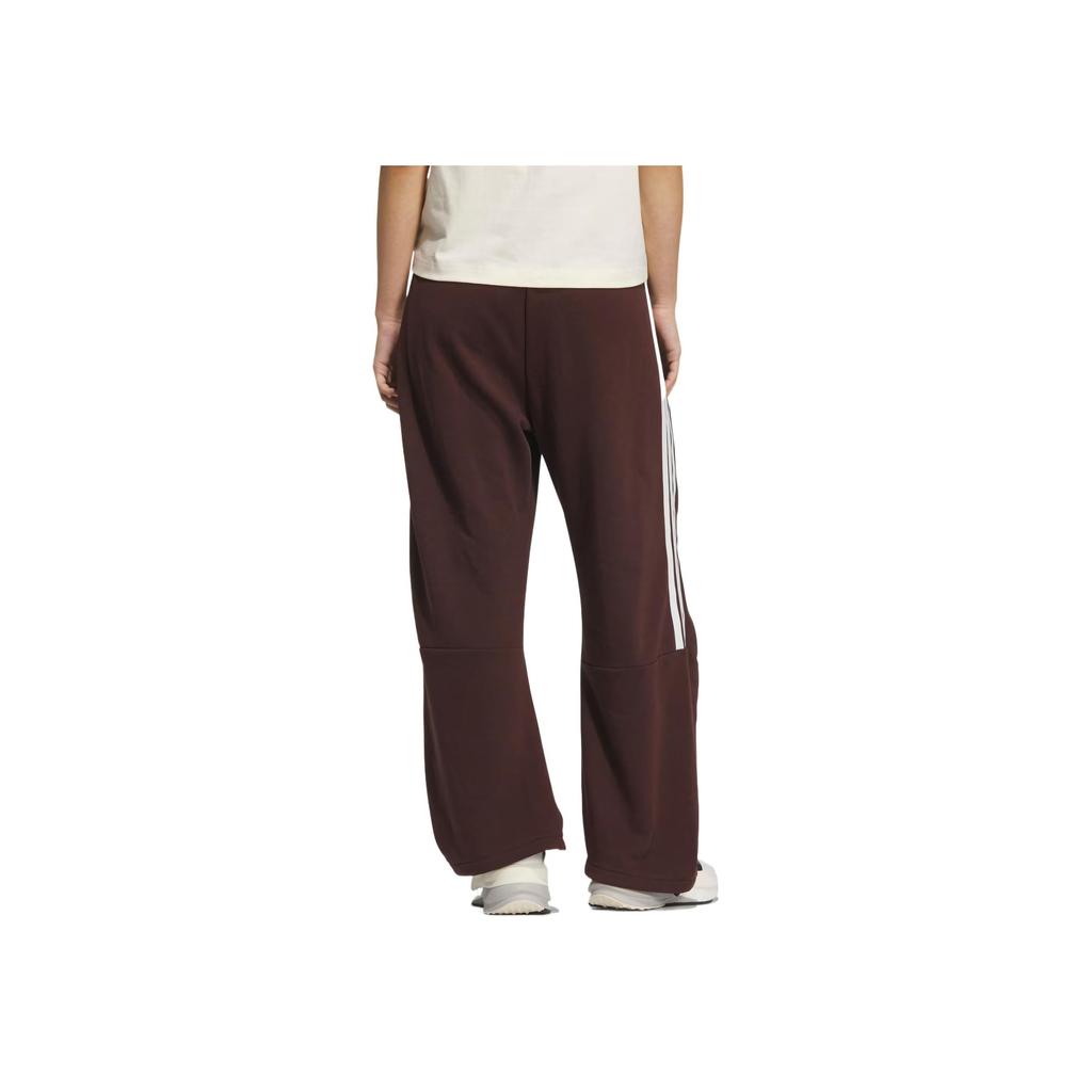 Adidas V FT Pant Loose Fit Comfortable Classic Versatile Casual Pants Women Pants Dark-Gray Brown JZ2330