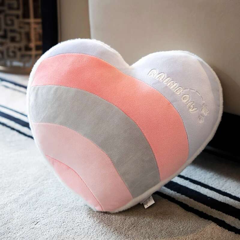 INS HOT Candy Color Cloud Star Plush Pillow Colorful Rainbow Crown Pillow Cushion Sofa Home Decoration Throw Pillow Toy