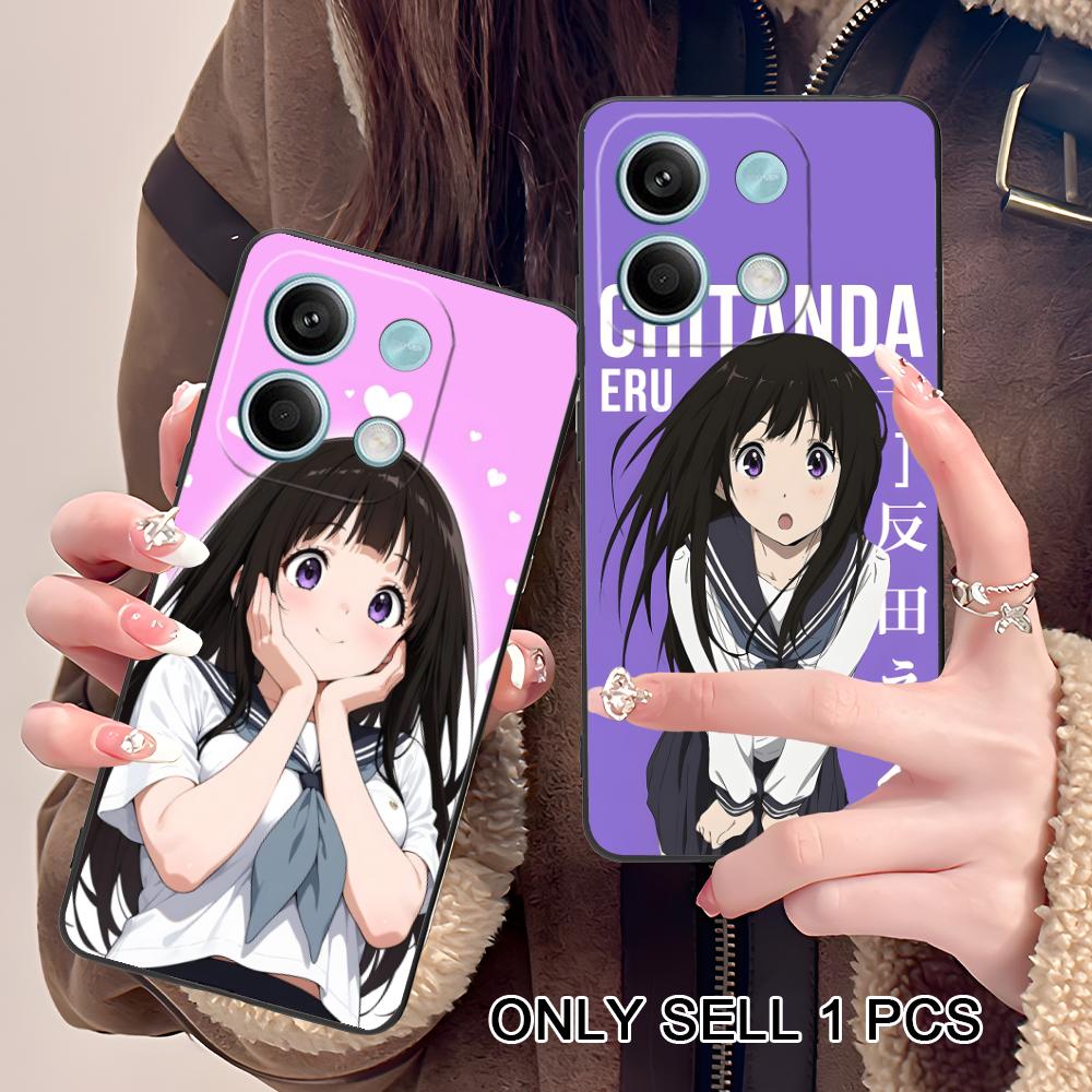 Hyouka Chitanda Matte TPU Mobile Phone Case for POCO F8 F7 F6 F5 F4 F3 F2 Pro GT C75 C71 C65 C61 C40 Pro Ultra Colorful Cover