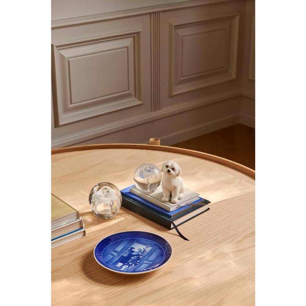 [Officially Imported] Royal Copenhagen 2024 Edition "Christmas Anticipation" Plate, Approximately 18cm Diameter, Blue, 1070754