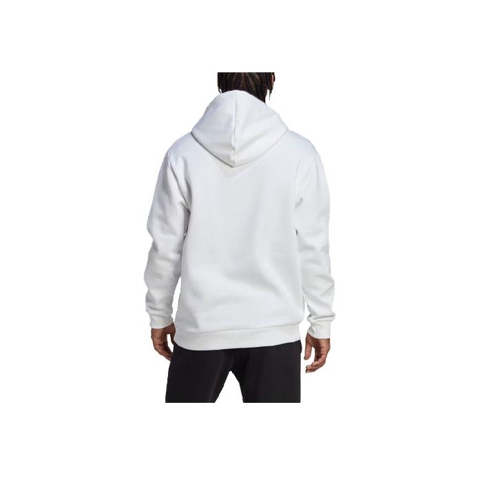 New Adidas Essentials Camo Print Hoodie Sweatshirt Men's White HL6932
