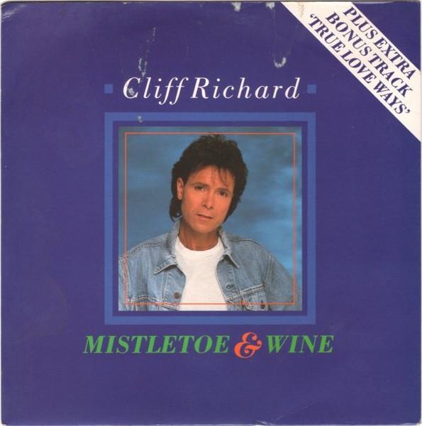 

7inch Record CLIFF RICHARD - Mistletoe & Wine EMS78 EMI 1988 UK Pop Used