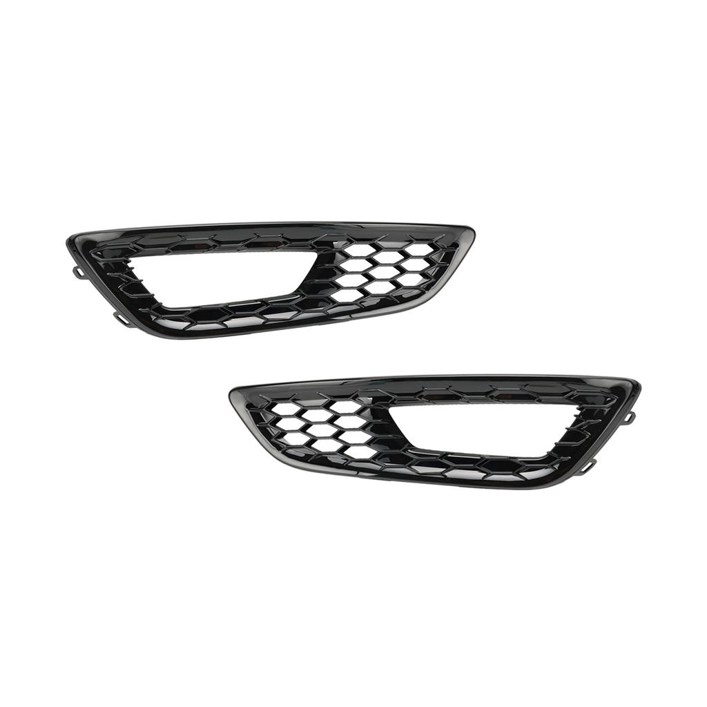 2PCS Front Bumper Fog Light Lamp Cover Bezel Grille Fit Ford Focus 2015-2018