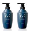Kakino Sachi Medicated Scalp Shampoo for Persimmon Tannin 500mL of for Scalp Hair Oily Dry Prevents Body and Made In Japan Men, KnS, (Set 2),