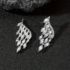 Korean Style Angel Wing Stud Earrings: Elegant and Versatile Design for Women