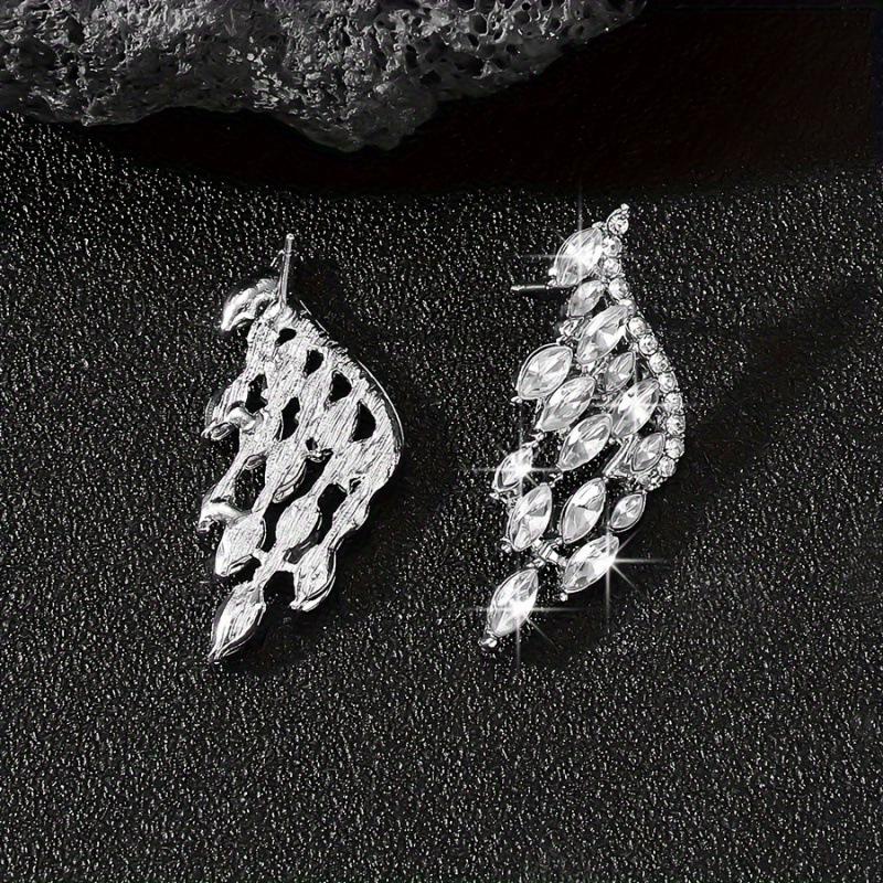 Korean Style Angel Wing Stud Earrings: Elegant and Versatile Design for Women