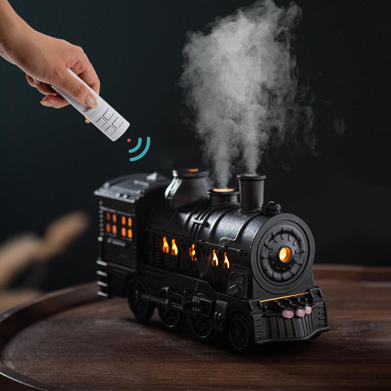 

Увлажнитель воздуха для поездов Ультразвуковые ароматерапевтические диффузоры Туманообразователь Ароматизатор Эфирное масло Аромадиффузор Пульт дистанционного управления US чёрный