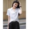 Demana Women's Embroidered Cat Polo T-Shirt