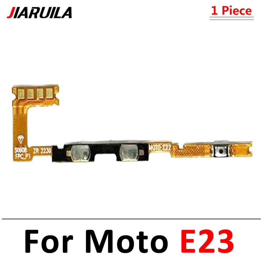 Power On Off Volume Button Key Flex Cable For Motorola Moto E20 E30 E40 E13 E14 E15 E22 E22i E23 E32 E32s