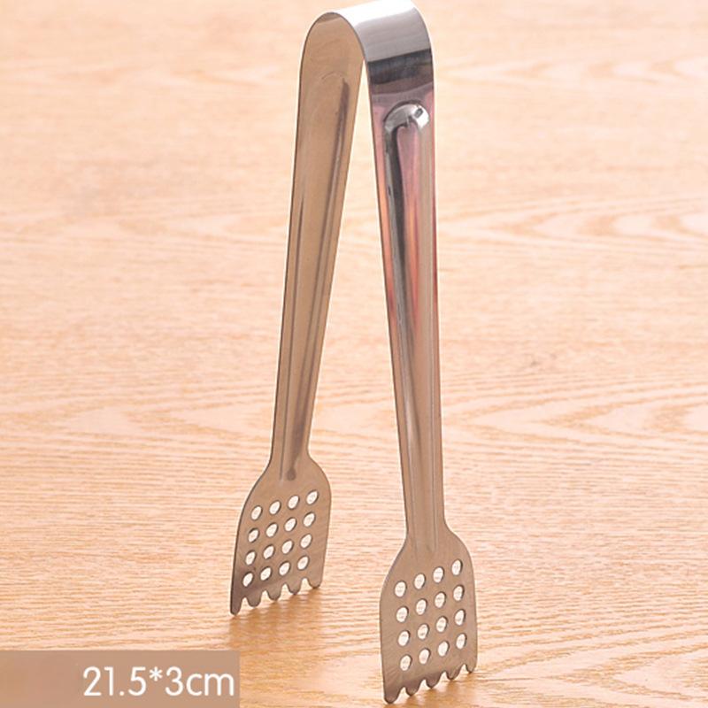 

Зажим для хлеба с круглым отверстием из нержавеющей стали, зажим для стейка на гриле, хозяйственные принадлежности, зажим для еды с круглым отверстием, зажим для еды со смайликами round hole small #C0B4A #