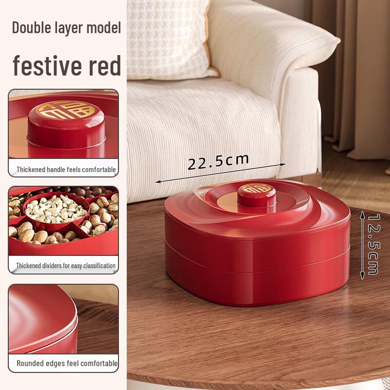 abay Multi-layer Divided Fruit & Snack Plate
