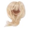 Doll Short Straight Wig Soft Comfortable Realistic 1 4 Doll Wigs Synthetic Hair for 18.5‑21cm Head Circumference Cream