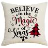 New Black and Red Plaid Elk Christmas Festive Pillowcase Christmas Tree Car Cushion Cover