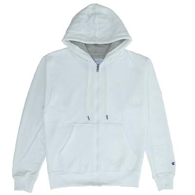 POWERBLEND FLEECE ZIP SWEAT HOODIE Power Blend Fleece Zip Parka S0891 [Champion] (L, Weiß) [Artikel]