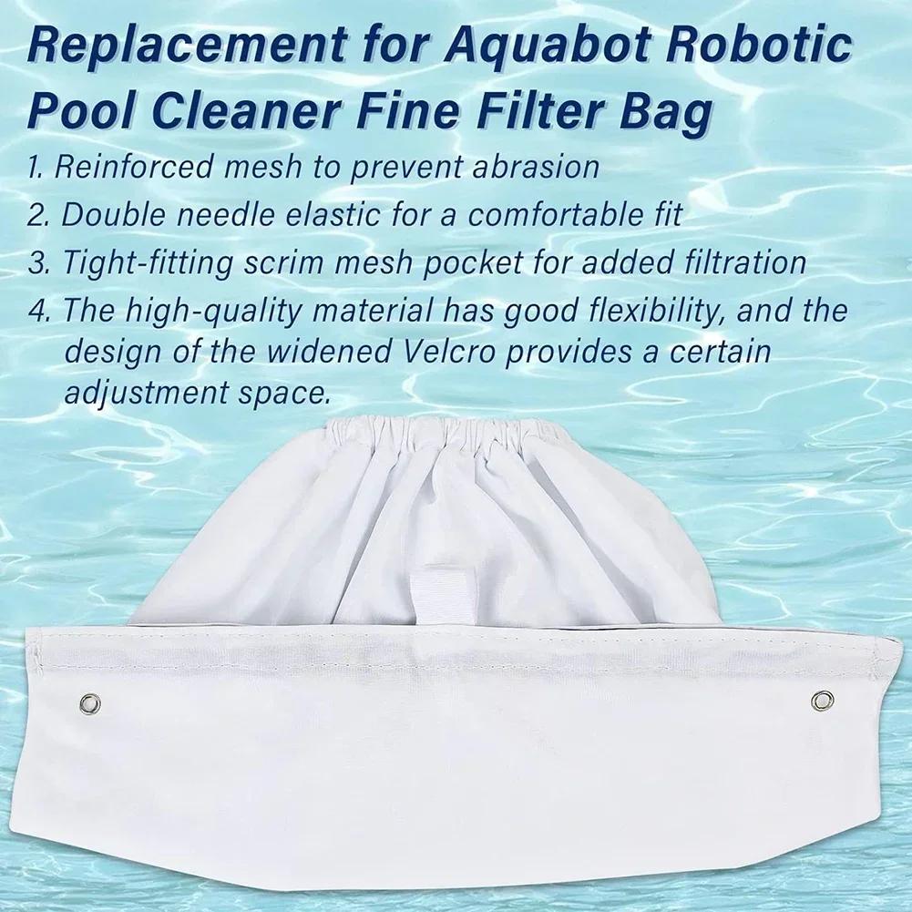Pool Spa Part Replacement Pool Filter Bag Fits For Aquabot 8101 Maximum Durability, Washable And Reusable Pack Of 1
