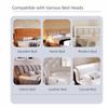 Modern Velvet Quilted Bed Head Cover Solid Color Resilient Bed Back Protector Cover Soft Dustproof Bedside Cover Girl Bedroom