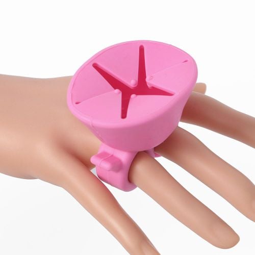 Self Nail Manicure Holder Pink