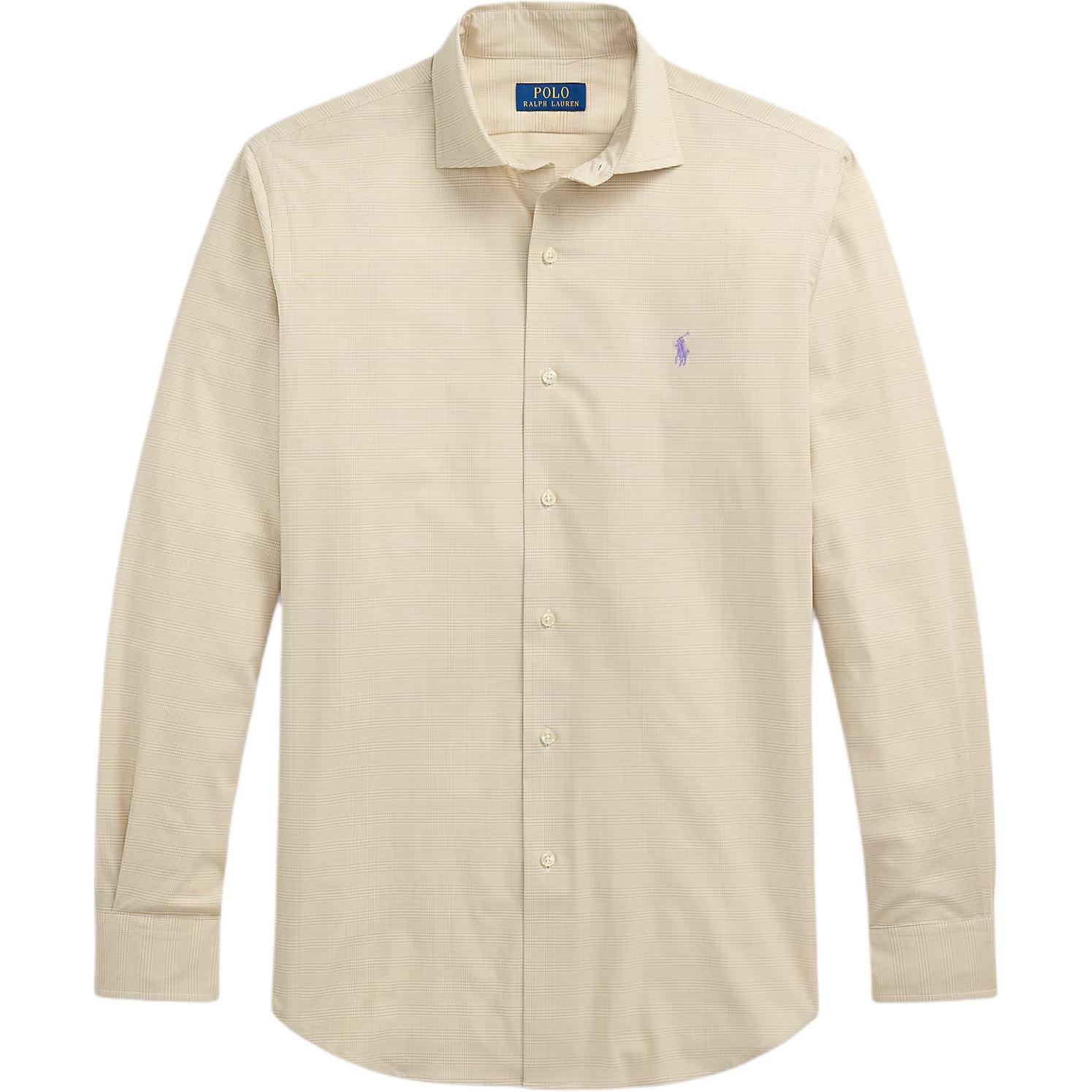 

Рубашка мужская Polo Ralph Lauren Custom Check Stretch Poplin, рубашки, Экрю, 710974534-002 S