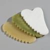 Heart-shaped Xiuyan Jade Gua Sha Board for Face and Eyes - Universal Beauty Tool