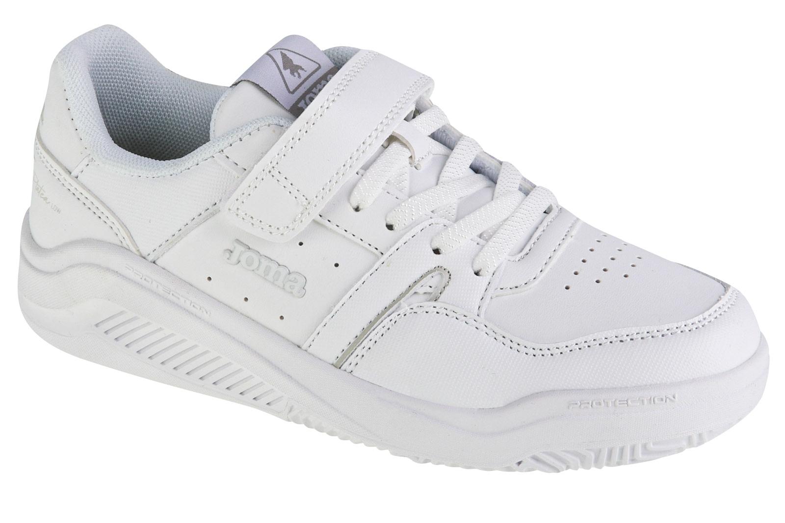 Joma Platea Low Jr 24 JPLAMS, weiße Turnschuhe für Kinder 32 weiß