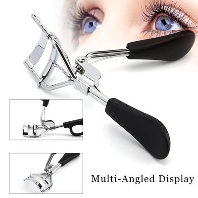 Eyelash Curler, Vegan Makeup Tool, Manual Eyelash Curler, Creates Eye-Opening & Lifted Lashes, Lash Curler Includes Additional Rubber Replacement Pad