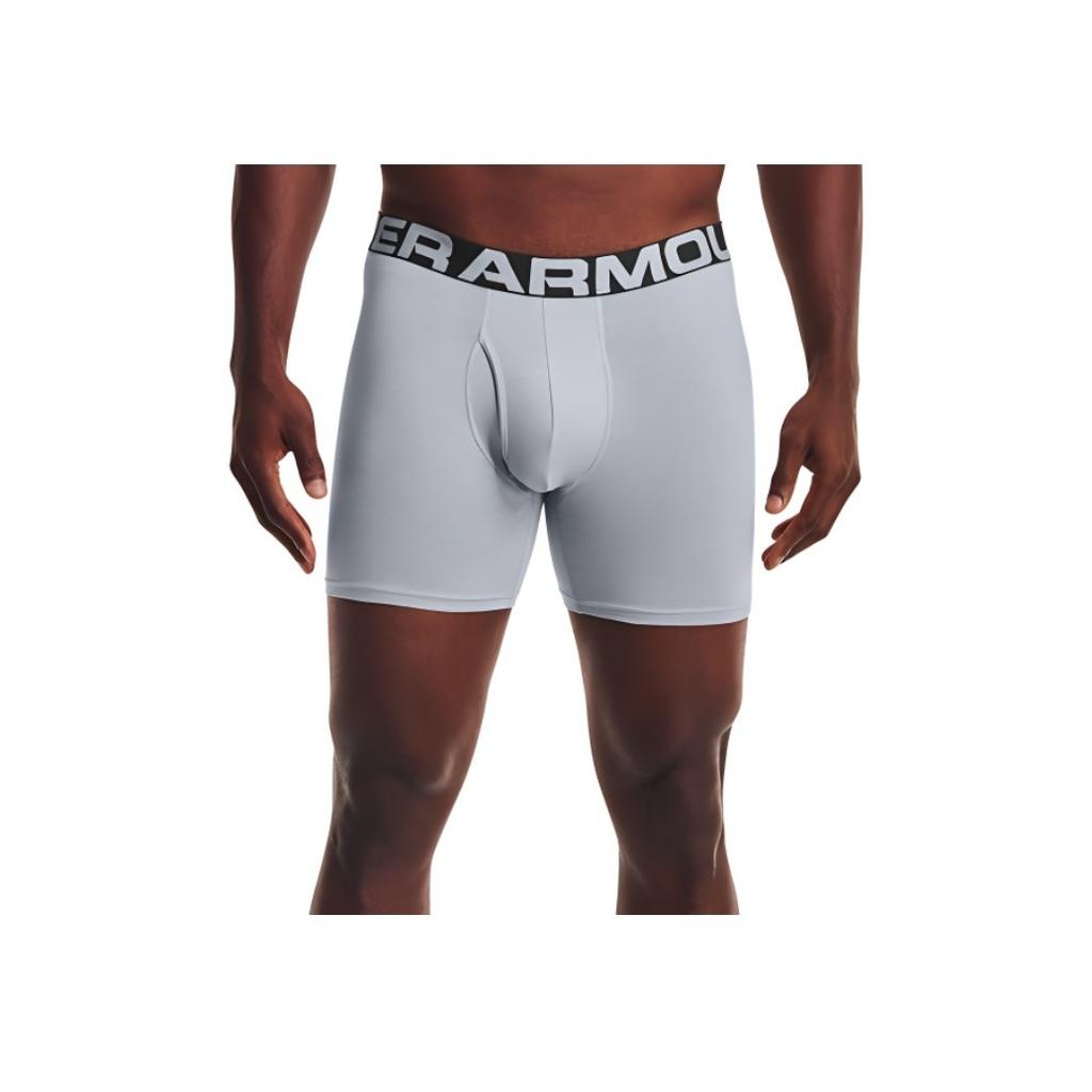 Under Armour Cotton Color Block Logo Breathable Sports Underwear 3-Pack Men Underwear 1363617-600