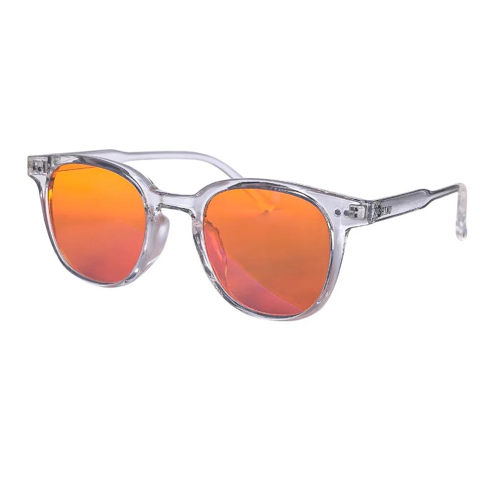 Shinu Women’S Glasses Blue Light Blocking Glasses Orange Clear Lenses Computer Glasses Computer Screen Protection Glasses