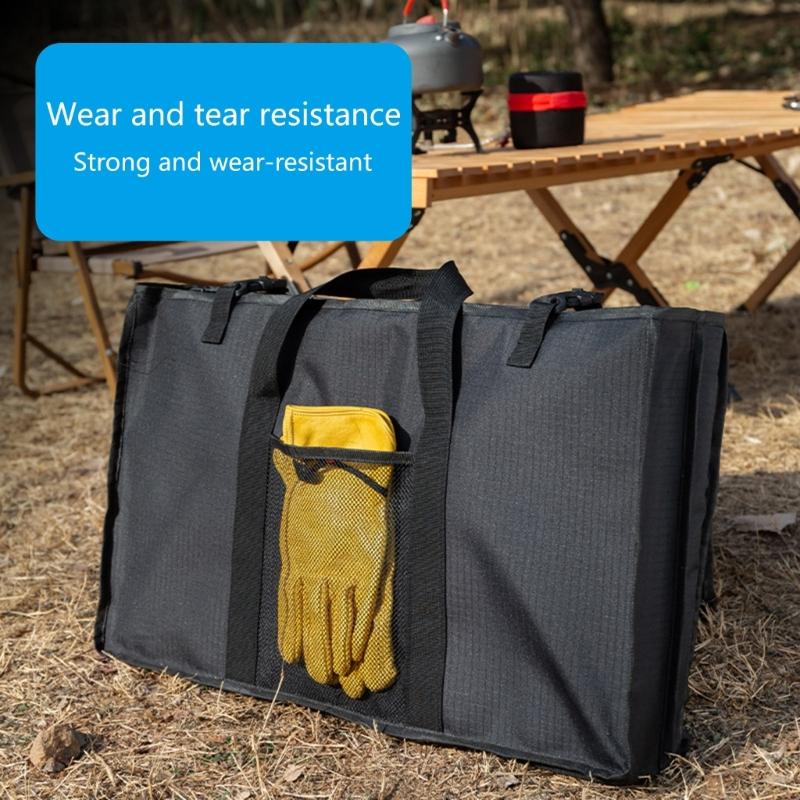 Portable Folding Table Storage Bag Waterproofs Table Carry Bag with Handle for Folding Picnics Camping Card Table