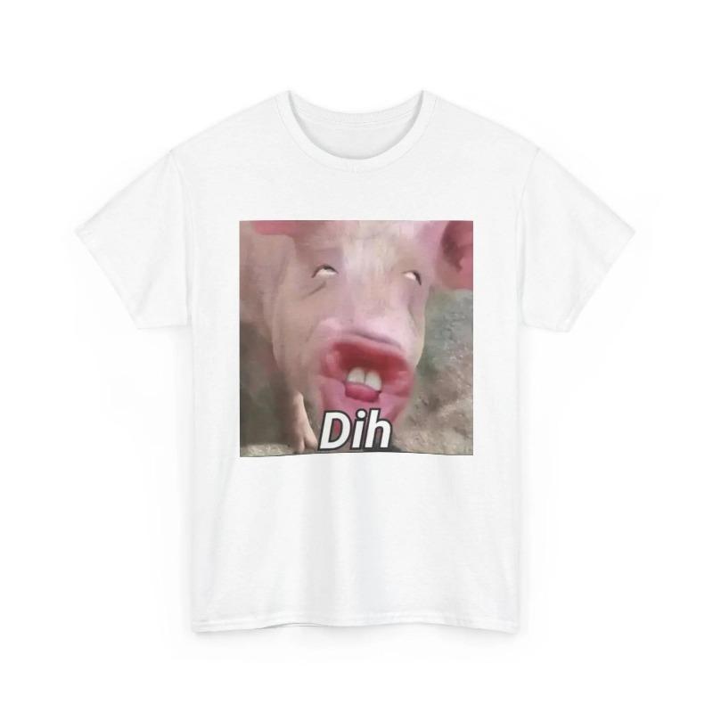Funny Pork Meme TShirtDih Pork Meme ShirtGag Gifts ShirtGen Z Humor ShirtSarcastic Offensive Humor Shirt S