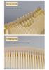 Natural Handmade Fine-Toothed Cow Horn Comb (16-21cm)