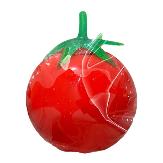 Anxiety Relief Strawberry Squeeze Toy Simulated Tomato Triangle Cheese Orange Egg Fruit Fidget Toy Anti-stress Sensory Stress Ball