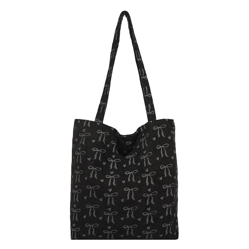 Nylon Butterfly Knot Tote Bag For Women With Large Capacity And Urban Style