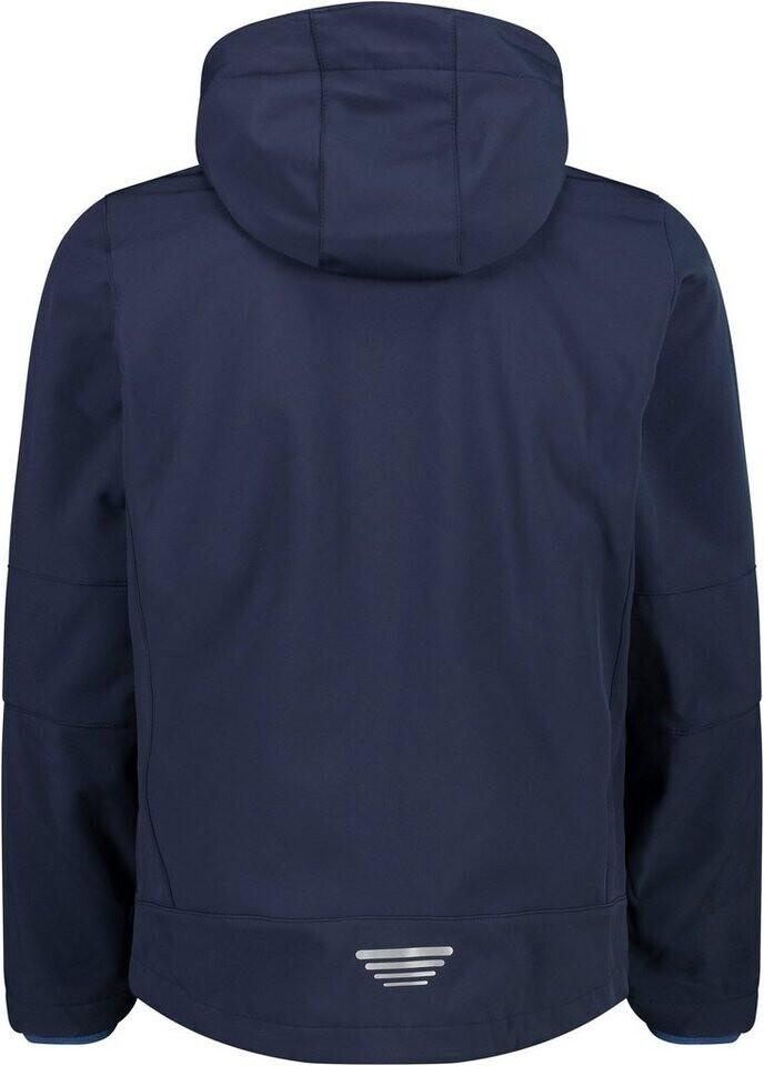 Куртка CMP мужская софтшелл с отстегивающимся капюшоном (3A01787N) б.синий/синий камень