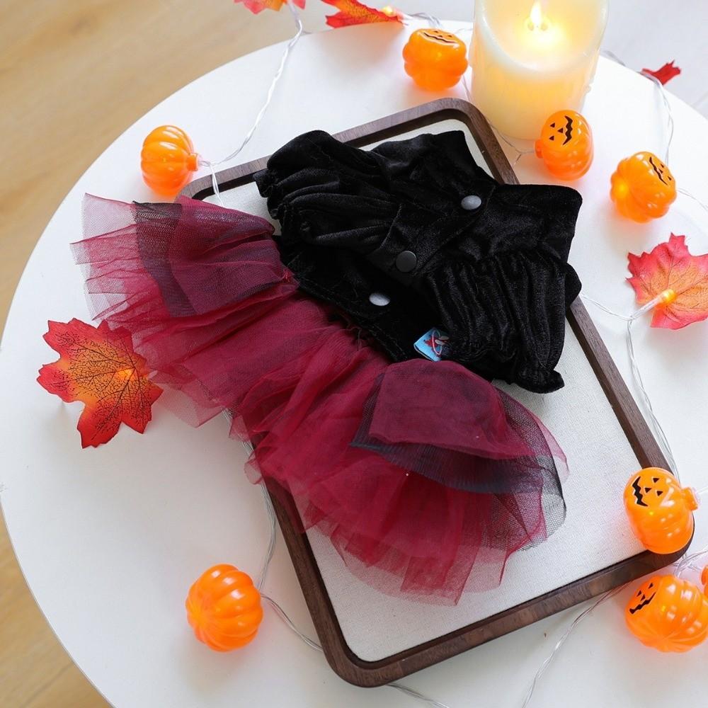 Two Legged Dog Cosplay Dress Breathable Dog Lace Skirt Pet Pirate Skirt  Cosplay Party