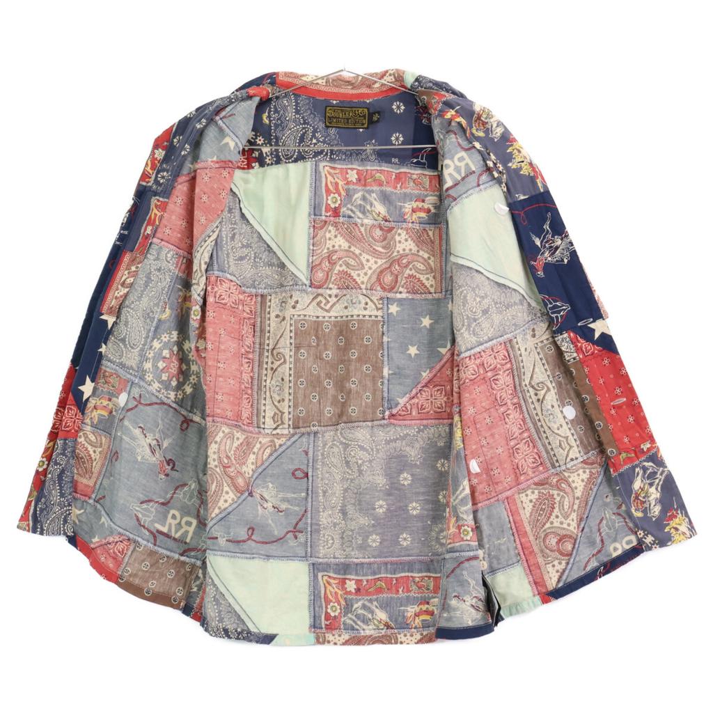 RRL Multicolor Limited Edition All-Over Patchwork Shirt tops M multicolorUsed