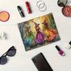 1ks Pryskyřičná kosmetická taštička s čarodějnickým motivem a designem inspirovaným muzikálem Wicked, Kosmetická taštička, Cestovní kosmetická taštička, Cestovní taštička na toaletní potřeby