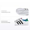 LEGO x Superstar CF J Wit Geel Groen Kindersneakers Cloud-Wit Core-Zwart Equipment-Geel H03964