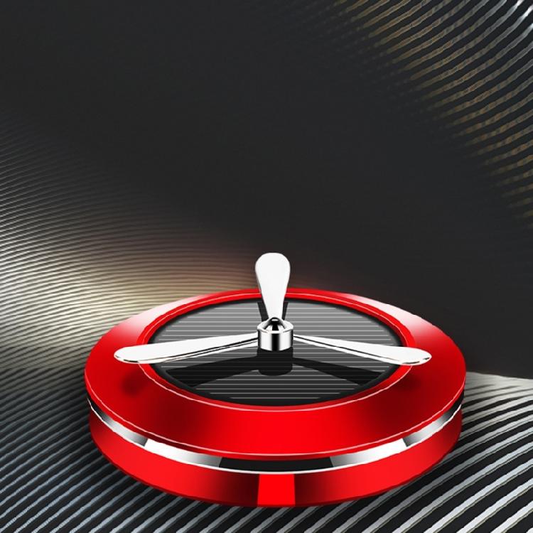 Auto Car Center Console Dashboard Inner Air Fresheners Solar Rotating Fragrances